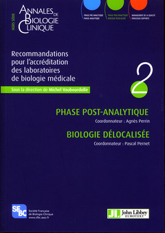 Couverture de l’ouvrage Recommandations pour l'accréditation des laboratoires de biologie médicale - Volume 2