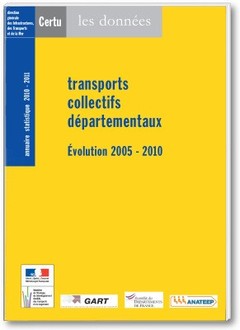 Cover of the book Transports collectifs départementaux, évolution 2005-2010