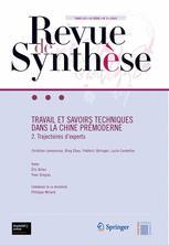 Cover of the book Travail et savoirs techniques dans la Chine prémoderne