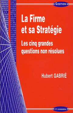 Cover of the book La firme et sa stratégie - les cinq grandes questions non résolues