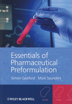 Couverture de l’ouvrage Essentials of Pharmaceutical Preformulation