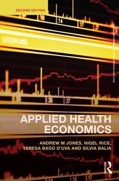 Couverture de l’ouvrage Applied Health Economics