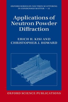 Couverture de l’ouvrage Applications of Neutron Powder Diffraction
