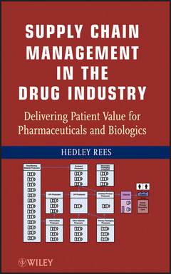 Couverture de l’ouvrage Supply Chain Management in the Drug Industry