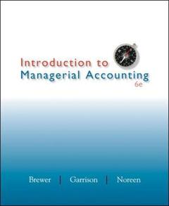 Couverture de l’ouvrage Introduction to managerial accounting