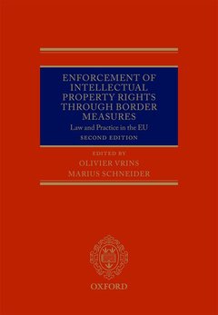 Cover of the book Enforcement of Intellectual Property Rights through Border Measures