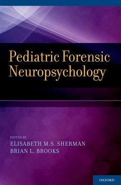 Couverture de l’ouvrage Pediatric Forensic Neuropsychology
