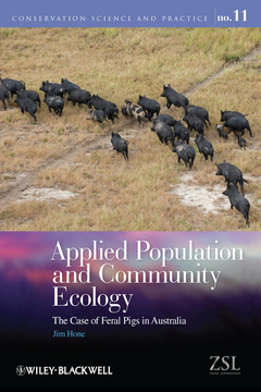 Couverture de l’ouvrage Applied Population and Community Ecology