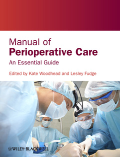 Couverture de l’ouvrage Manual of Perioperative Care