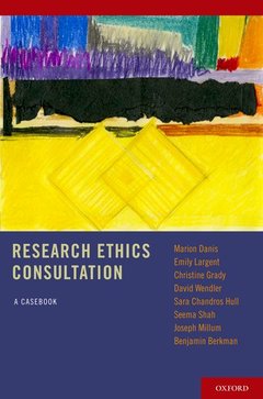 Couverture de l’ouvrage Research Ethics Consultation