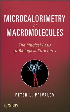 Couverture de l’ouvrage Microcalorimetry of Macromolecules