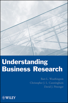 Couverture de l’ouvrage Understanding Business Research