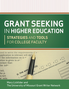 Couverture de l’ouvrage Grant Seeking in Higher Education
