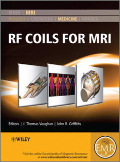 Couverture de l’ouvrage Handbook of rf coils for mr imaging and spectroscopy (series: emr books) (hardback)