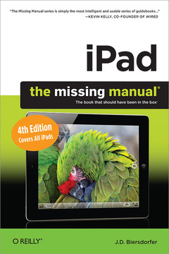 Cover of the book Ipad 3: the missing manual (paperback)