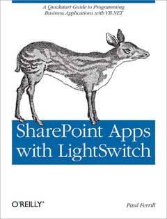 Couverture de l’ouvrage SharePoint Apps with LightSwitch