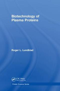Couverture de l’ouvrage Biotechnology of Plasma Proteins