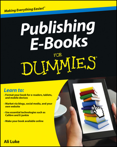 Couverture de l’ouvrage Publishing E-Books For Dummies