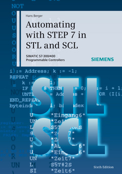 Cover of the book Automating with step 7 in STL and SCL: SIMATIC S7-300/400 programmable controllers
