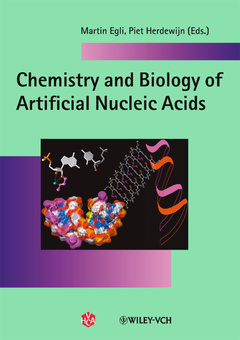 Couverture de l’ouvrage Chemistry and biology of artificial nucleic acids