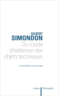 Cover of the book Du mode d'existence des objets techniques