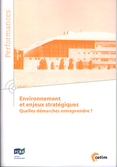 Cover of the book Environnement et enjeux stratégiques, quelles démarches entreprendre ?