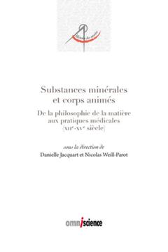 Cover of the book Substances minérales et corps animés