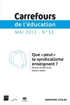Cover of the book Carrefours de l'éducation. N° 33