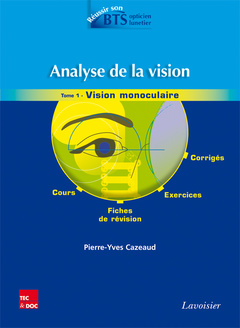 Couverture de l’ouvrage Analyse de la vision - Tome 1