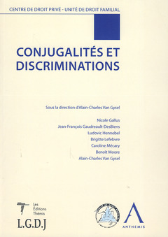 Couverture de l’ouvrage conjugalités et discrimination