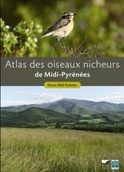 Couverture de l’ouvrage Atlas des oiseaux nicheurs de Midi-Pyrénées