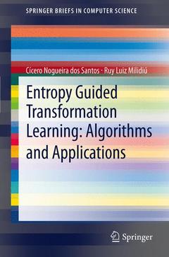 Cover of the book Entropy Guided Transformation Learning: Algorithms and Applications