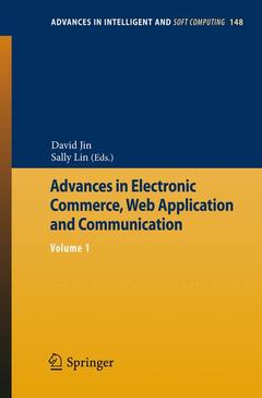 Couverture de l’ouvrage Advances in Electronic Commerce, Web Application and Communication