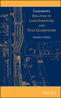 Couverture de l’ouvrage Easements Relating to Land Surveying and Title Examination