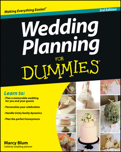 Couverture de l’ouvrage Wedding planning for dummies (paperback)
