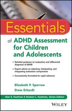 Cover of the book Essentials of ADHD Assessment for Children and Adolescents