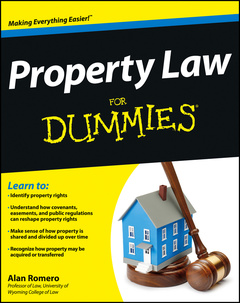 Couverture de l’ouvrage Property Law For Dummies