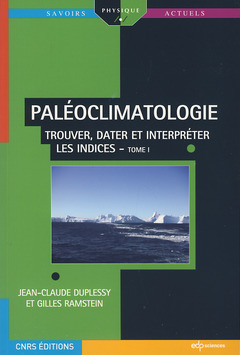 Couverture de l’ouvrage paleoclimatologie tome 1