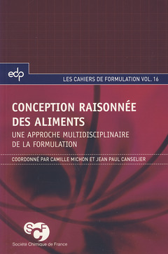 Cover of the book conception raisonnee des aliments