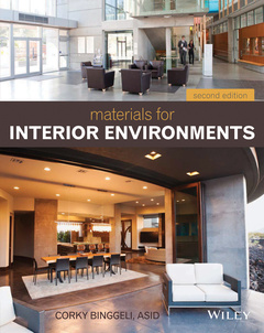 Couverture de l’ouvrage Materials for Interior Environments