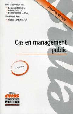 Cover of the book Cas en management public