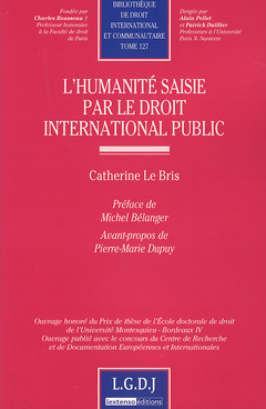 Cover of the book l'humanité saisie par le droit international public