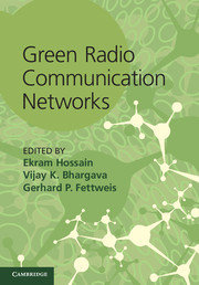 Couverture de l’ouvrage Green Radio Communication Networks