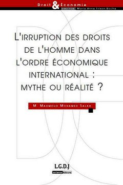 Couverture de l’ouvrage l'irruption des droits de l'homme dans l'ordre économique international : mythe