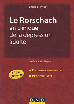 Couverture de l’ouvrage Le Rorschach en clinique de la dépression adulte - 17 cas cliniques