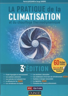 Couverture de l’ouvrage La pratique de la climatisation - 3ème édition