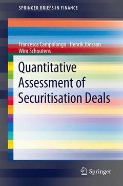 Couverture de l’ouvrage Quantitative Assessment of Securitisation Deals