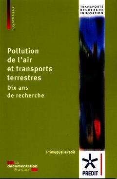 Couverture de l’ouvrage Pollution de l'air et transports terrestres. Dix ans de recherche