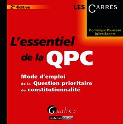 Cover of the book l'essentiel de la qpc - 2ème édition