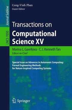 Couverture de l’ouvrage Transactions on Computational Science XV
